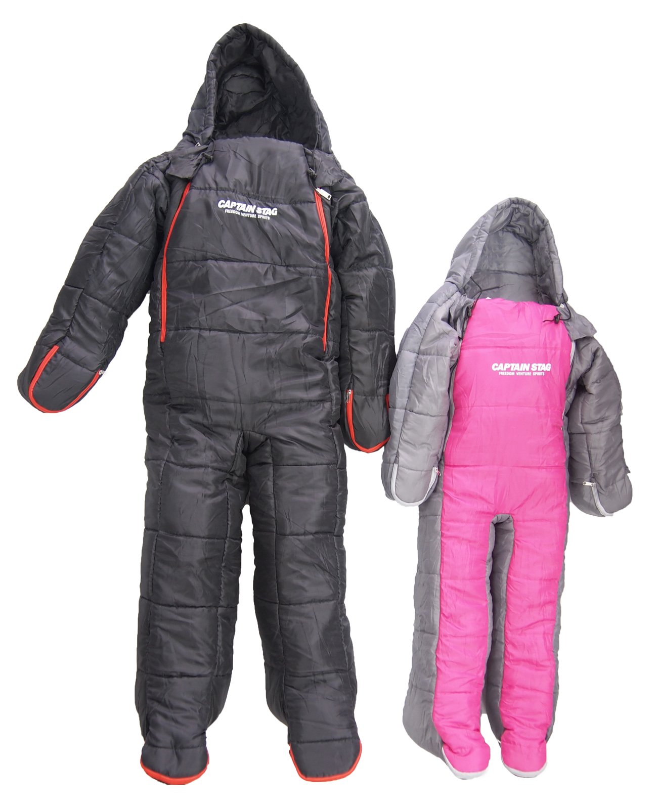 Amazon.co.jp: キャプテンスタッグ 寝袋 洗える人型シュラフ 140 子供